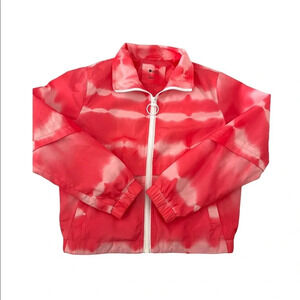 Zella Full Zip Tie Dye Windbreaker‎ Jacket Size Small